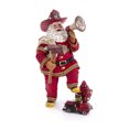 thumbnail image 1 of Kurt Adler Figurine de Pompier de 11 Pouces Santa Christmas, Multicolore, 1 of 6
