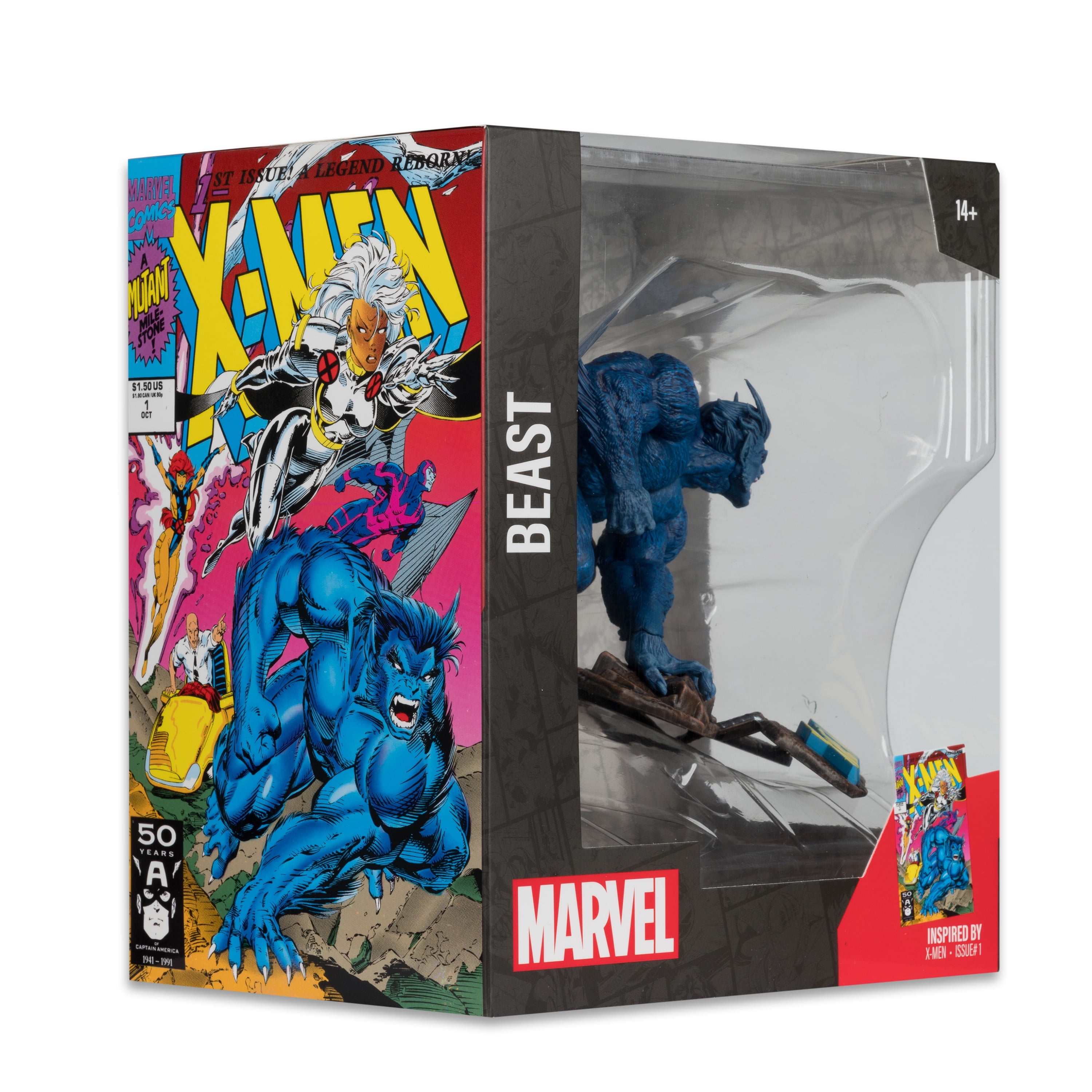 Beast (X-Men #1) 1:10th Scale Collectible Figure w/ Scene - McFarlane Toys
