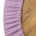 thumbnail image 4 of Ambesonne Zodiac Emoji Fitted Round Tablecloth, Funny Animal The Crab, 36"- 40" Diameter, Pastel Pink Royal Blue, 4 of 4