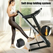 300LBS Folding Treadmill with Incline, 3.25HP Electric Treadmill for Home with 10