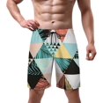 thumbnail image 2 of NICKSUN Men's Swim Trunks, Cute Print Quick Dry Summer Board Beach Shorts with Mesh Lining and Pockets, 2 of 6