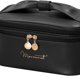 thumbnail image 2 of Bolsas de maquillaje de doble capa, bolsa organizadora de cosméticos con nudo de lazo para mujeres, regalos de vacaciones, 2 of 3