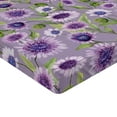 thumbnail image 4 of Ambesonne Flowers Fitted Sheet, Spring Meadow Chamomile Art, Twin XL Size, Mauve Purple and Green, 4 of 5