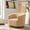 Camel, variant on Modern 360° Swivel Accent Chair with Chenille Upholstery and Solid Wood Legsfor Living Room, Bedroom, Reading Corner, No Assembly, Rust