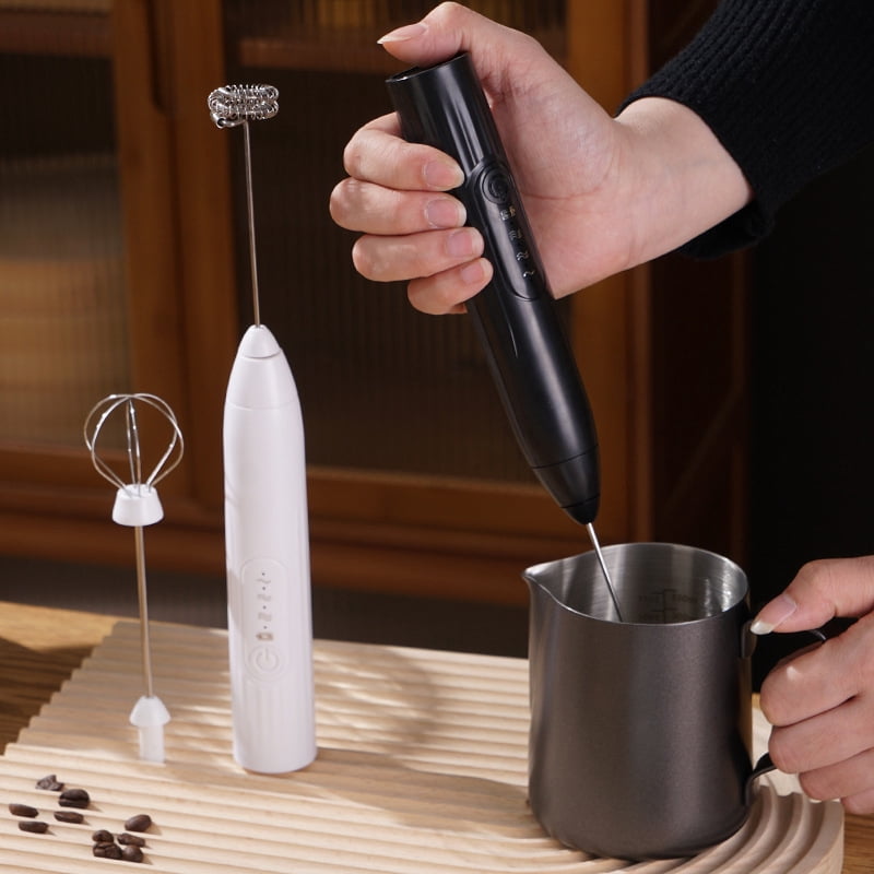 Electric whisk, coffee and milk blender, three-speed adjustment, usb charging
