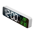 thumbnail image 1 of Reloj despertador luminoso de sobremesa-Inglés blanco Xemadio 2034724-2, 1 of 9