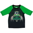 thumbnail image 5 of Monster Jam Grave Digger UPF 50+ Pullover Rash Guard Swim Trunks Outfit Set Toddler to Big Kid, 5 of 5
