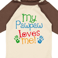 thumbnail image 4 of Inktastic My Pawpaw Loves Me Boys or Girls Long Sleeve Baby Bodysuit, 4 of 5