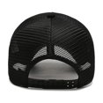 thumbnail image 6 of JupiterGear JG-HAT1-BLK-RWB American Flag Trucker Hat with Adjustable Strap - Breathable & Unisex (JG-HAT1-BLK-RWB) Black, 6 of 6