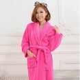 thumbnail image 3 of 2pc DIY Coral Velvet Custom Embroidery Bathrobe Men Nightgown Warm Women Yukata Long Bath Robe Custom Embroidery Logo Sleepwear, 3 of 5