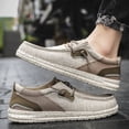 thumbnail image 5 of Big Size Men's Casual Loafers Slip On Canvas Shoes Lightweight Driving Shoes Male Casual Sneakers Flats Walking Shoes, 5 of 10