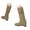 Beige, variant on Hidden Wedge Western Boots for Women Casual Suede Slouchy Fashion Buckle Mid Calf Boots