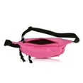thumbnail image 4 of DALIX Fanny Pack 7" Travel Belt Pouch Waist Wallet Bag w/ 3 Pockets in Hot Pink, 4 of 7