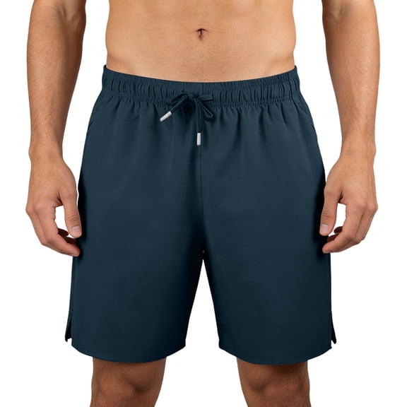 Resivox Men's Fitness Quick Dry Shorts Loose Beach Pants Five Inch Running Athletic Sport Shorts with Pockets Dark Green X5XL