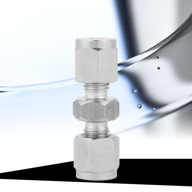 Adaptador recto igual, férula de compresión de acero inoxidable 304 Accesorio de compresión Accesorio de tubería recto Mejore su experiencia