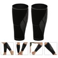 thumbnail image 2 of EeaseCA 2pcs Practical Lower Leg Sleeve Brace Support Sports Protection Pad (Black), 2 of 8