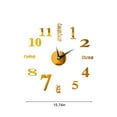 thumbnail image 3 of MERILER DIY Mirror Surface Wall Clock Kit with Acrylic Number Sticker, Easy to Install Large Wall Clock Perfect for Living Room Decoration, 3 of 7