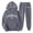 C4 Grey, variant on CONZONE Mens Sweatsuit Set Long Sleeve Letter Graphic Y2K Hoodies and Sweatpants Tracksuit for Men Cozy Fall Winter 2 Piece Outfits