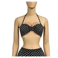 thumbnail image 4 of Women Polka Dot 2 Piece Set Strap Crop Top High Waist Capri Pants Summer Outfit, 4 of 10