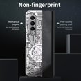 thumbnail image 6 of MonsDirect for 7.6 inch Samsung Galaxy Z Fold 4 5G 2022 Case, Mechainical Gear Clear Plating Frame Hard PC Back Shell With Screen Protector, Slim Folding Hinge Protection for Galaxy Z Fold 4, Silver, 6 of 7