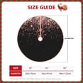 thumbnail image 4 of Bingfone Christmas Tree Skirt Mat Christmas Decoration Interior 30"-Rose Gold Glitter1, 4 of 8