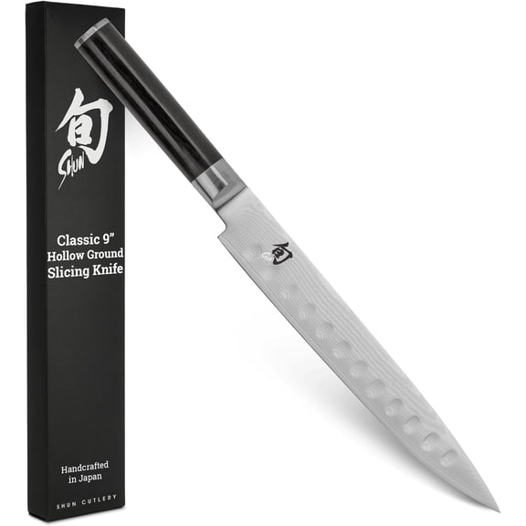 Shun Classic 9-inch Hollow-Ground Slicing Kitchen Knife DM0720