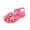 Watermelon Red, variant on Girls Jelly Sandals Summer Princess Dress Flat Rain Shoes for Girl Beach Sandals for Little Kid Mary Jane Flats