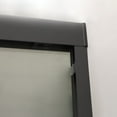 thumbnail image 7 of 48"W x 76"H Shower Door, Double Sliding Glass Shower Doors with Mounting Hardware and Long Handle, Bypass Shower Enclosure Bathroom Doors in Matte Black Finish, Clear, 7 of 7