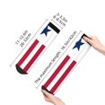 thumbnail image 3 of Women Men Athletic Socks Flag Of Liberian Cushioned Quarter Ankle Socks, 3 of 7