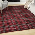 thumbnail image 2 of Nourison Grafix 9' x 12' Red Farmhouse Indoor Rug, 2 of 9