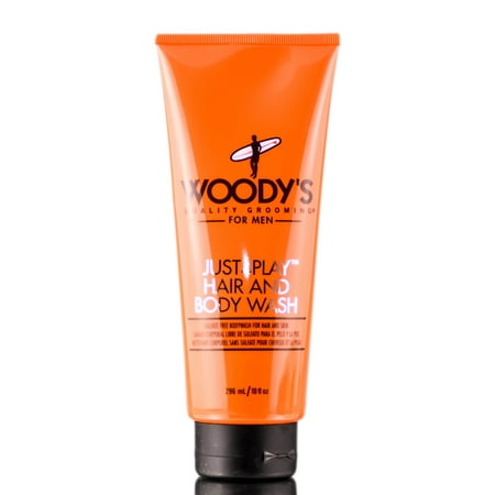 Woody s For Men Just4Play Hair And Body Wash - 10 oz