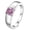 pink, variant on Adjustable Engagement Wedding Rings for Men,1 ct D Color Yellow/Pink/Blue Moissanite Rings,925 Sterling Silver Anniversary Diamond Rings with Certificate