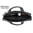 thumbnail image 3 of Laptop Bag Messenger Bag, Water Resistant Nylon Laptop Shoulder Bag with Multiple Pockets, Padded Compartment Fits 13 Inch Laptops Chromebooks Tablets, 3 of 6