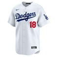 thumbnail image 2 of Men's Nike Yoshinobu Yamamoto White Los Angeles Dodgers Home Kanji-Limited Jersey, 2 of 3
