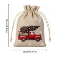 thumbnail image 3 of Clearance! Christmas Drawstring Gift Bags – Christmas Gift Bags, Christmas Bags, Candy Bags, Christmas Candy Bags, Gift Bags for Holiday Treats and Party Favors, 3 of 6