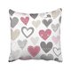 thumbnail image 1 of Funda de almohada Romántica ABPHQTO Corazones Coloridos en Blanco 45x45 cm, 1 of 2