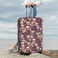 thumbnail image 7 of Hirioo Skull rock music record for Elasticity Suitcase Cover (No luggage Included) Durable Luggage Protector Fits 18-32 Inch Luggage-Small, 7 of 7