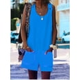 thumbnail image 1 of Mono informal de verano con tirantes y botones sueltos para mujer, estilo europeo y americano, con tirantes ajustados, 1 of 6