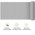 thumbnail image 4 of Bibana 6ft x 50ft Privacy Fence Screen Windscreen Shade Cloth for Garden and Balcony - Gray, 4 of 6