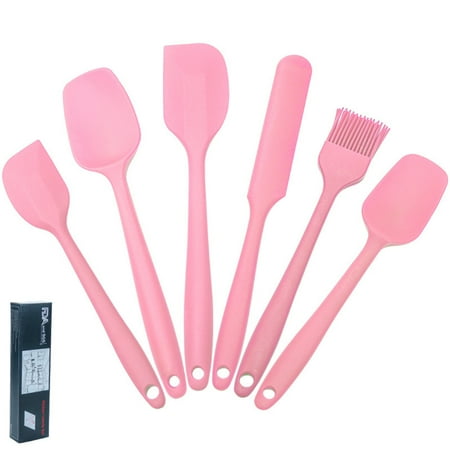 

Fjofpr 6 Piece Silicone Spatula Set Kitchen Silicone Spatula Utensil Set Knives