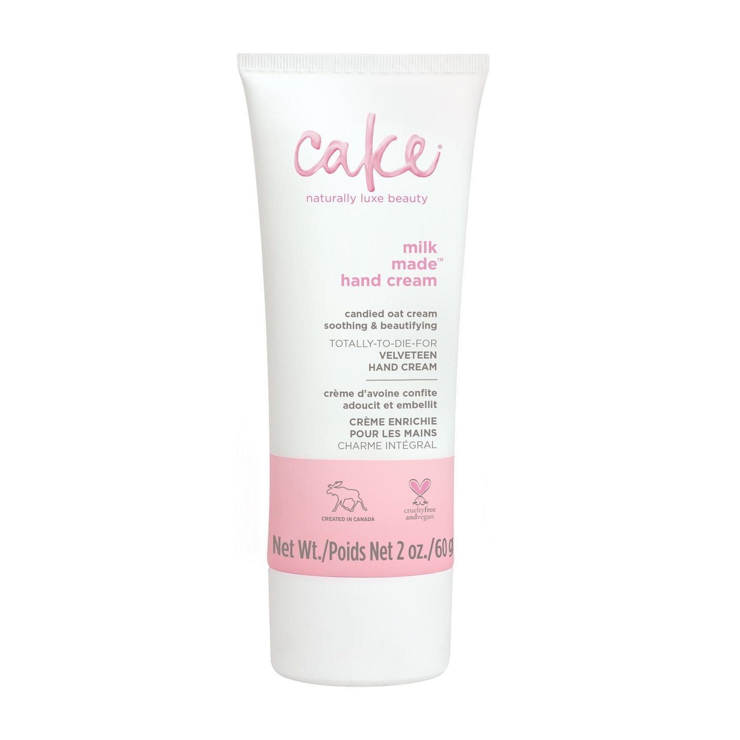 Cake Beauty Milk Made Crème Enrichie Pour Les Mains 60 mL
