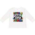 thumbnail image 3 of Inktastic Autism is My Super Power with Puzzle Pieces Boys or Girls Long Sleeve Toddler T-Shirt, 3 of 5