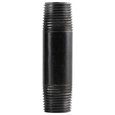 Ldr .50in. X 8in. Black Steel Nipple  30212X8