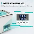 thumbnail image 6 of LABFISH Lab Digital Water Bath 3L Capacity Thermostatic Heater Laboratory Heating Devices Stainless Steel Liner with Selectable Openings for Experiment 1 Opening, 6 of 6