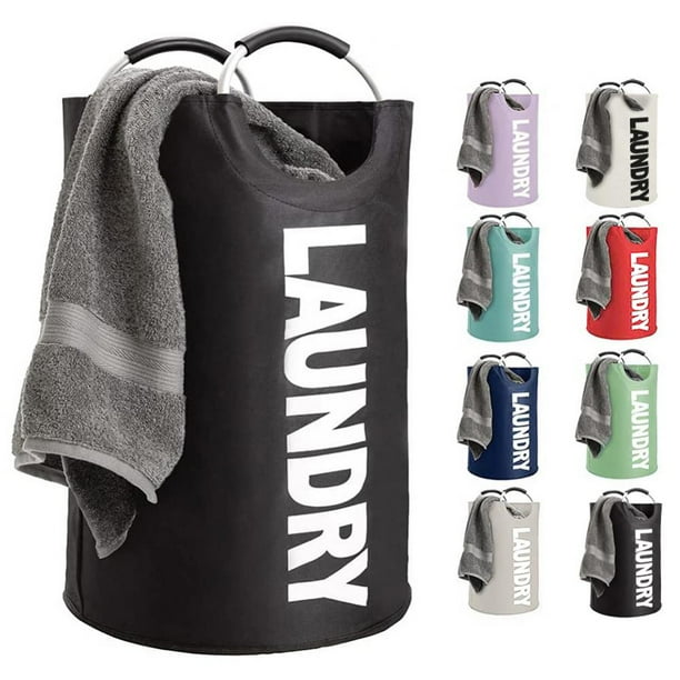 22 Gallon Large Laundry Hamper with Handle Oxford Fabric Bathroom