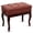 Red, variant on 5 Core Piano Bench Wooden Height Adjustable Stool Heavy Duty Keyboard Seat with Storage WHITE