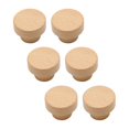 thumbnail image 2 of DOLITY Poignées de Tiroir, Boutons d'Armoire en Bois, Poignée de Commode de Cuisine, Poignées Décoratives 6 Pcs Rondes Plates, 2 of 9