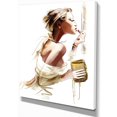 thumbnail image 3 of Designart Fashion Woman Canvas Wall Art, 3 of 4