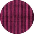 thumbnail image 1 of Ahgly Company Indoor Round Abstract Pink Modern Area Rugs, 6' Round, 1 of 4