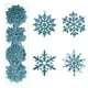 thumbnail image 3 of Navidad Copos de nieve Árbol de Navidad Colgando Inicio Inicio Glitter Artesanías Colgantes Decoración Regalo de vacaciones Niños Azules Azules seitruly HA009993-04B, 3 of 6
